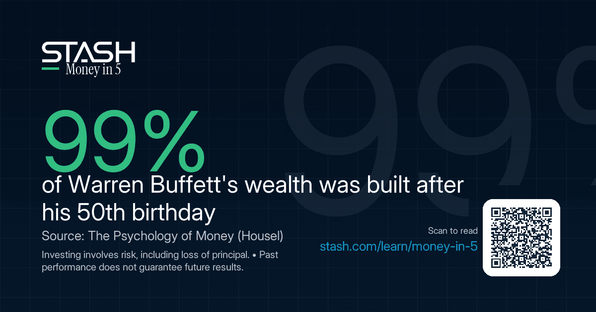 Buffett got rich slowly