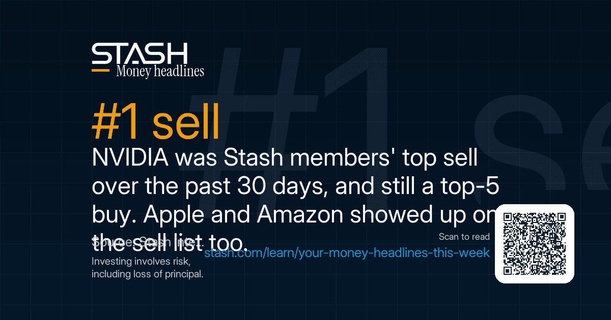 NVIDIA #1 sell on Stash, still a top buy