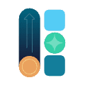 Light mode arrowStack illustration — retire rollover How it works card 2