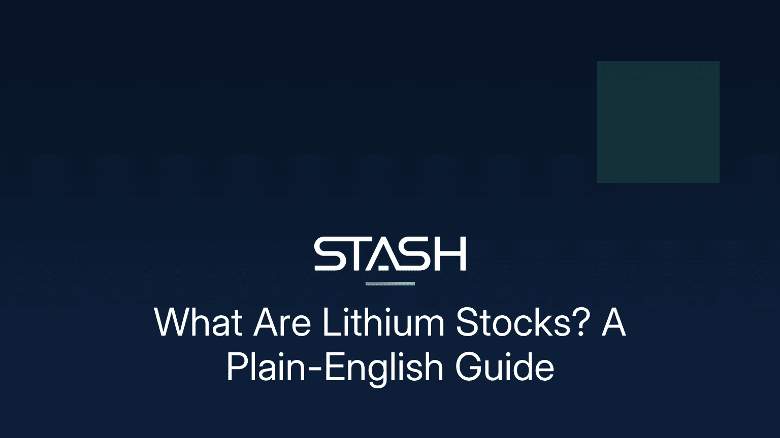 Learn what lithium stocks are, where lithium is used, and the risks to weigh. A plain-English guide to the lithium stocks behind EV batteries.