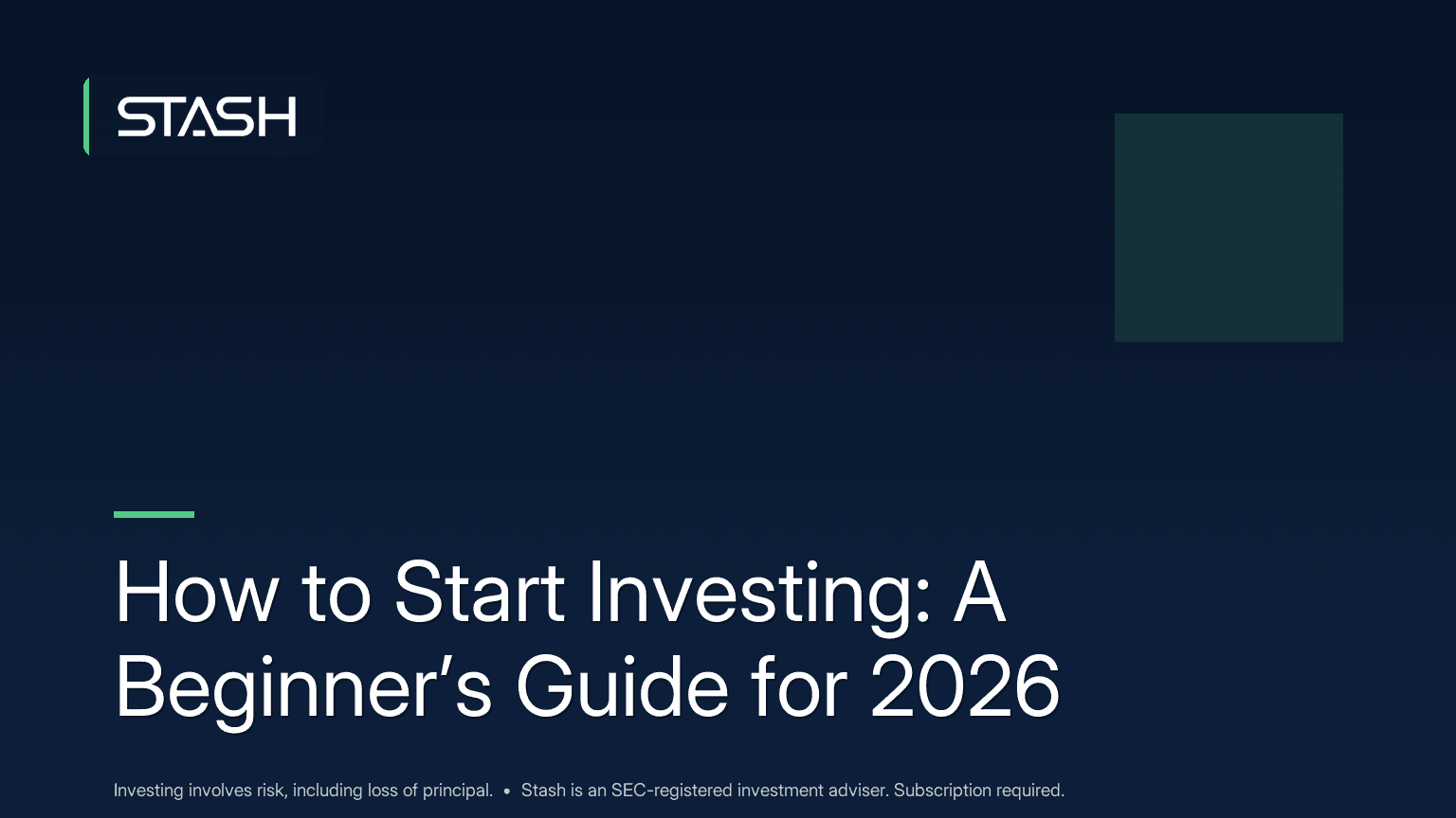 Learn how to start investing as a beginner, from setting goals and choosing account types to understanding risk, fees, and diversification.