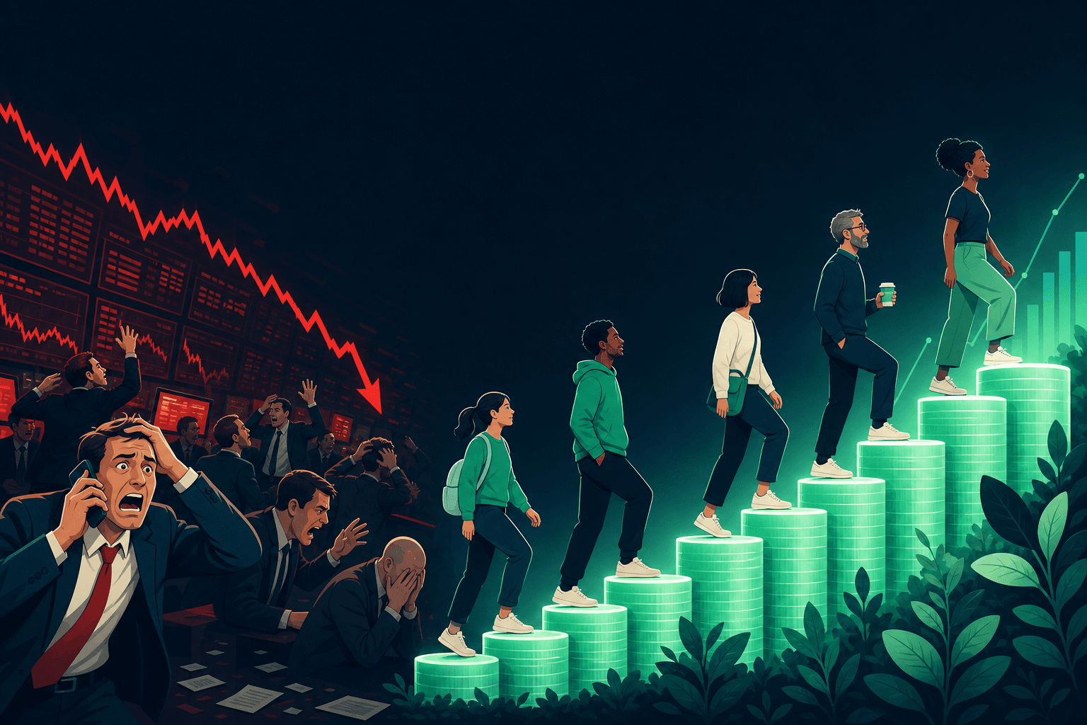 While the headlines screamed volatility, Stash investors did the opposite. What members really bought and sold last month, in three surprising numbers.