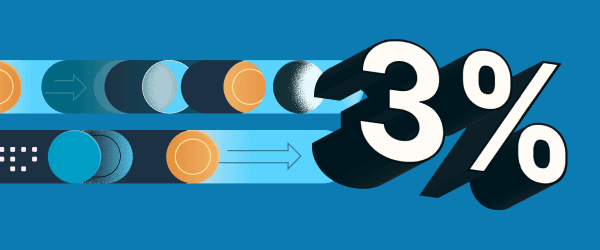 3% match banner graphic for the 2026-09 /retire draft, replacing the live orange SVG. Unpublished.