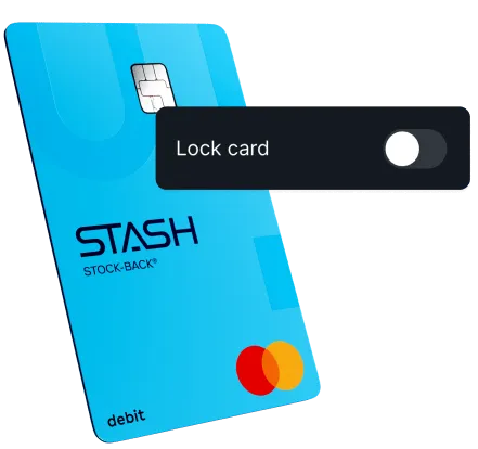 Stock back card lock and unlock feature.