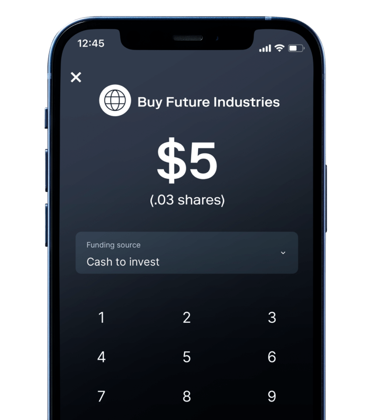 Buy $5 of future industries.